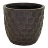 MCollections - Yara Egg Pot Coffee D39H38 cm bloempot