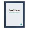 Fotolijst 24x32cm Donkerblauw Geveegd MDF Mura