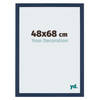 Fotolijst 48x68cm Donkerblauw Geveegd MDF Mura