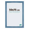 Fotolijst 50x75cm Helder Blauw Geveegd MDF Mura