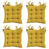 Madison - Zitkussen Panama Yellow - 46x46cm - 4 Stuks