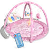 Gofun Babygym - Speelmat voor Baby's - Muzikaal Speelkleed - Activiteitenkleed - Babyspeelgoed - 105 x 52 cm - Roze