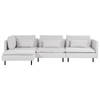 Beliani EGERIS - Modulaire Sofa-Grijs-Polyester