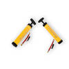 Set of 2 High Quality Yellow Ball Pumps - Air Pump - Hand Pump - Football Pump - Ball Inflator - Length of 23cm