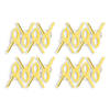 4 sets x 4 pcs geel Handdoekklemmen Handdoekclips plastic Handdoekhaakjes Handdoekknijpers 15cm*10cm*3cm