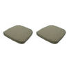 Madison - Wickerkussen 48x48 - Taupe - Beige Recycled Canvas - 2 Stuks