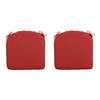 Madison Zitkussen - Panama Brick Red - 46x48 - Rood - 2 Stuks