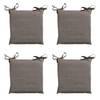 Madison Toscane Zitkussen - Outdoor - Oxford Taupe - 46x46 - Bruin - 4 Stuks