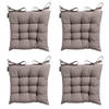 Madison Toscane Kussen - Panama Taupe - 46x46 - Bruin - 4 Stuks