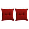 Madison Zitkussen - Rib Red - 50x50 - Rood - 2 Stuks