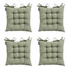 Madison Toscane Kussen - Panama Sage - 46x46 - Groen - 4 Stuks