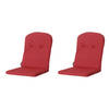 Madison Tuinkussen - Kuip Hoog - Panama Brick Red - 45x96 - Rood - 2 Stuks