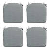 Madison Zitkussen Basic - Grey - 46x48 - Grijs - 4 Stuks