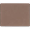 LIND DNA Placemat Nupo - Leer - Truffle - 45 x 35 cm