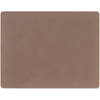 LIND DNA Placemat Nupo - Leer - Truffle - 45 x 35 cm