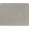 LIND DNA Placemat Nupo - Leer - Light Grey - 45 x 35 cm