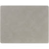 LIND DNA Placemat Nupo - Leer - Light Grey - 45 x 35 cm