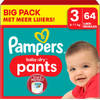 Pampers - Baby Dry Pants - Maat 3 - Big Pack - 64 luierbroekjes