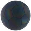 Lichtgevende Voetbal - Bal Maat 5 - Speelbal Holografisch/ Reflecterend - Voetbal Trainingsmateriaal - Nylon - Zwart