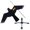 HIXA Vogelverjager 7 Meter - met Parasolvoet -Duivenverjager - Vogelverschrikker - Kraaien - Zwart - Nylon