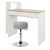 Bureau met legplank 110x72x40 cm Wit/Sonoma Eik Hout ML Design