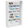 Vitrinekast staande hangende wandvitrine - schuifdeuren - 60 x 105 x 20 cm