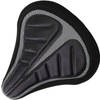 Durable Bicycle Saddle Cover made of Black Polyester - Protection for Bicycle Saddles - 29x20x2.5 cm