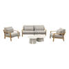 4 Seasons Lucas/Velora stoel-bank loungeset - 5-delig