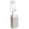 Badplaats Toiletmeubel Apollo 40cm met spiegel en LED - beton grijs