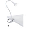 LED Klemlamp - Trion Vipa - 3W - Warm Wit 3000K - Glans Wit - Kunststof