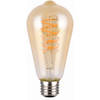 LED Lamp - Filament - Trion Spiro - E27 Fitting - 7W - Zeer Warm Wit - 1800K - Dimbaar - 500 lumen