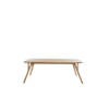 Light & Living - Eettafel QUENZA - 220x100x76cm - Bruin