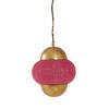 Light & Living - Hanglamp CETARA - Ø33x38cm - Roze