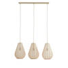 Light & Living - Hanglamp ITELA - 80x8x40cm - Bruin