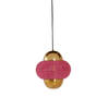 Light & Living - Hanglamp CETARA - Ø26x28cm - Roze