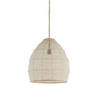 Light & Living - Hanglamp MAKASSAR - Ø42x42cm - Wit