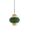 Light & Living - Hanglamp CETARA - Ø26x28cm - Groen