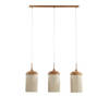 Light & Living - Hanglamp DANIA - 90x22x32cm - Bruin