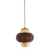 Light & Living - Hanglamp CETARA - Ø26x28cm - Bruin