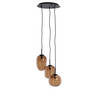 Light & Living - Hanglamp MEZZA - Ø30x23cm - Bruin