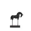Light & Living - Ornament HORSE - 27x9x31cm - Zwart