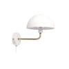 Leitmotiv - Wandlamp Bonnet - Wit