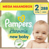 Pampers - Harmonie - Maat 2 - Mega Maandbox - 288 stuks - 4/8 KG