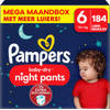 Pampers - Baby Dry Night Pants - Maat 6 - Mega Maandbox - 184 luierbroekjes