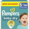 Pampers - Baby Dry - Maat 5+ - Mega Maandbox - 192 stuks - 12/17 KG