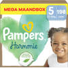 Pampers - Harmonie - Maat 5 - Mega Maandbox - 198 stuks - 11/16 KG