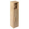 Toiletrolhouder/Reserverolhouder Klaus staand hout - Bruin