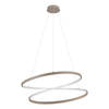 EGLO Ruotale Hanglamp - LED - Ø 70 cm - Zandkleur/Beige/Wit