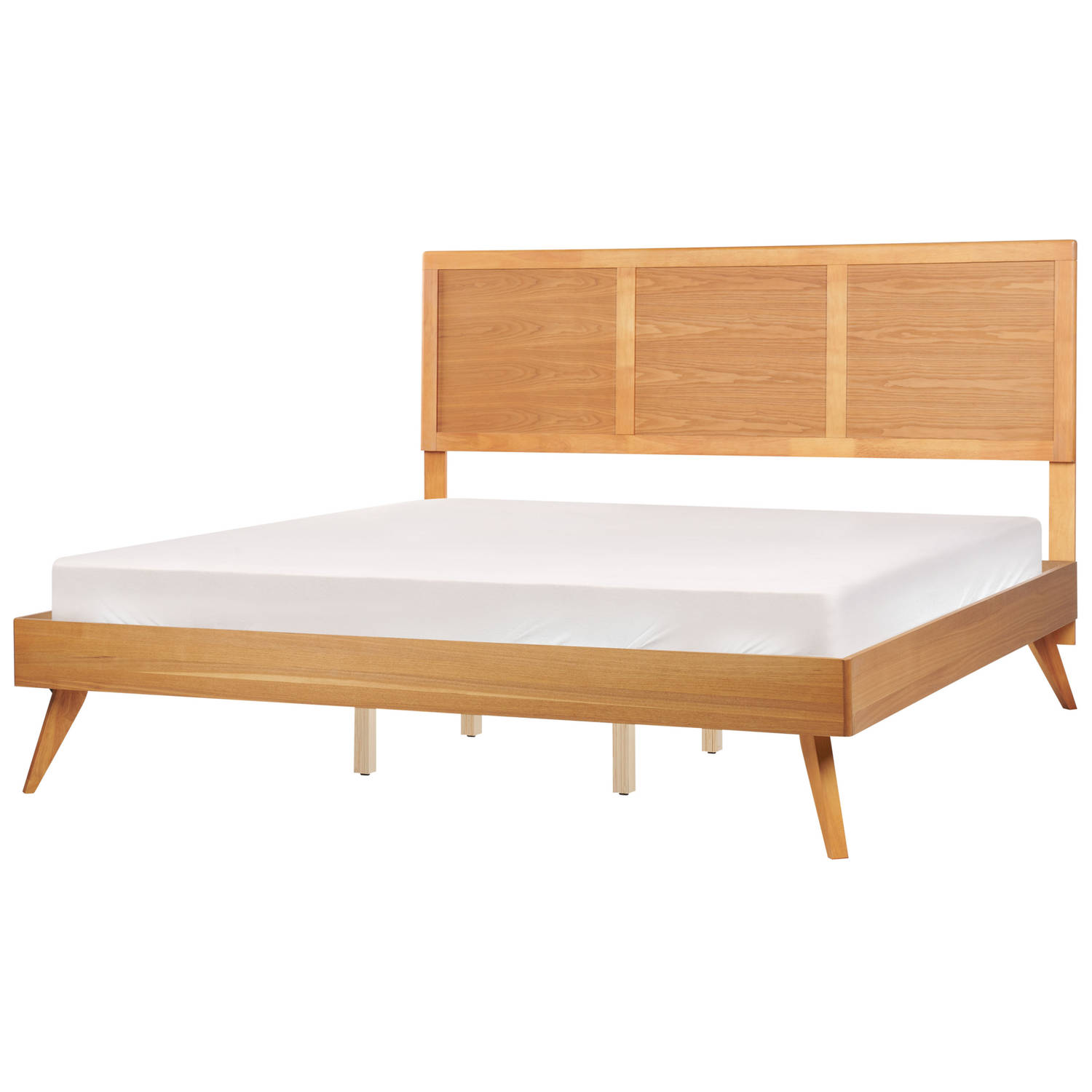 ISTRES - Tweepersoonsbed - Lichthout - 180 x 200 cm - MDF