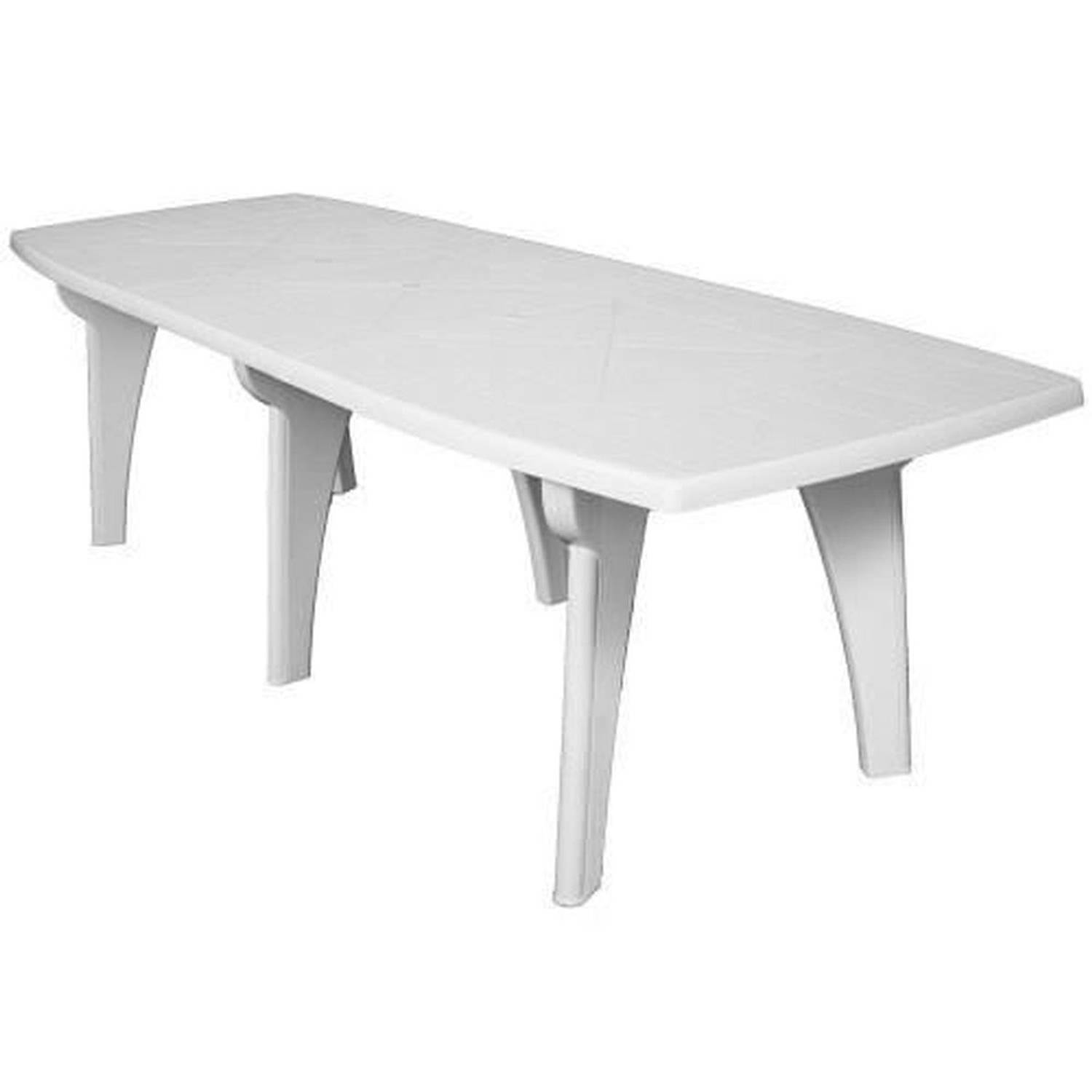 Uitschuifbare tafel ARETA LIPARI 2 180 x 250 x 90 cm Wit